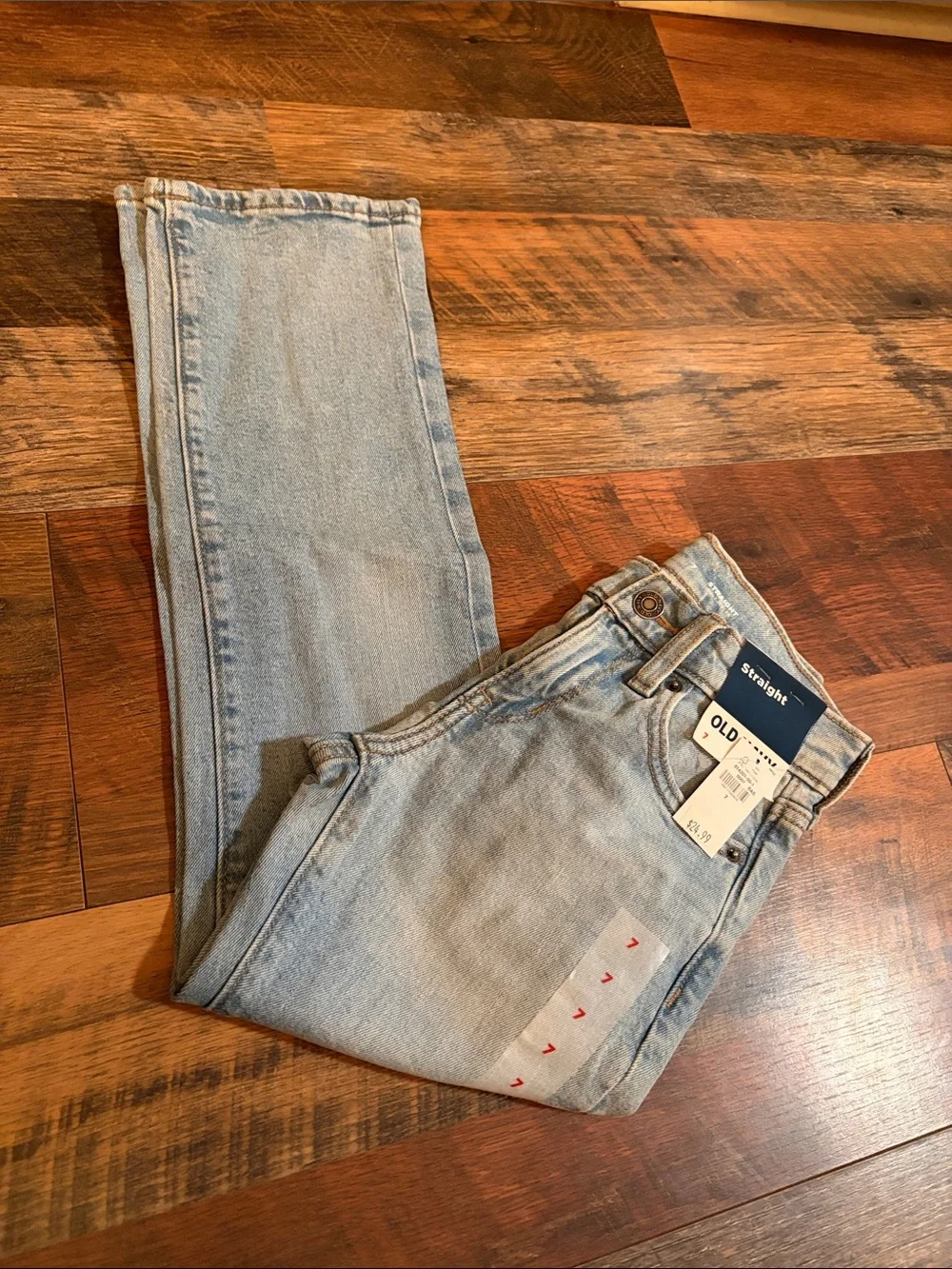 Old Navy Light Blue Straight Jeans - Kids